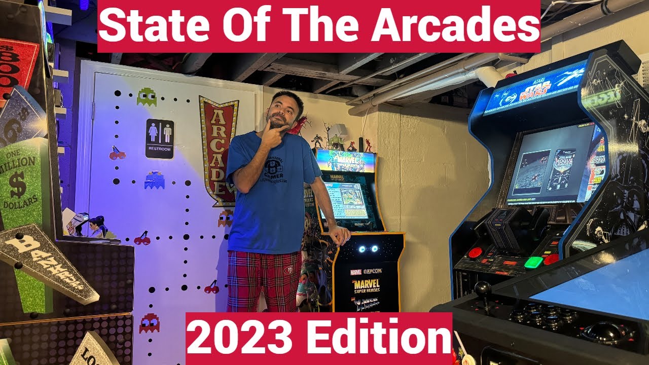 State Of All My Arcades In My Gaming House 2023 Edition - Recroommasters, Arcade1up, Custom, + More!