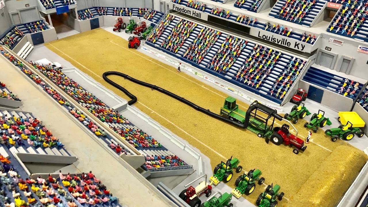 National Farm Machinery Show Tractor Pull Diorama