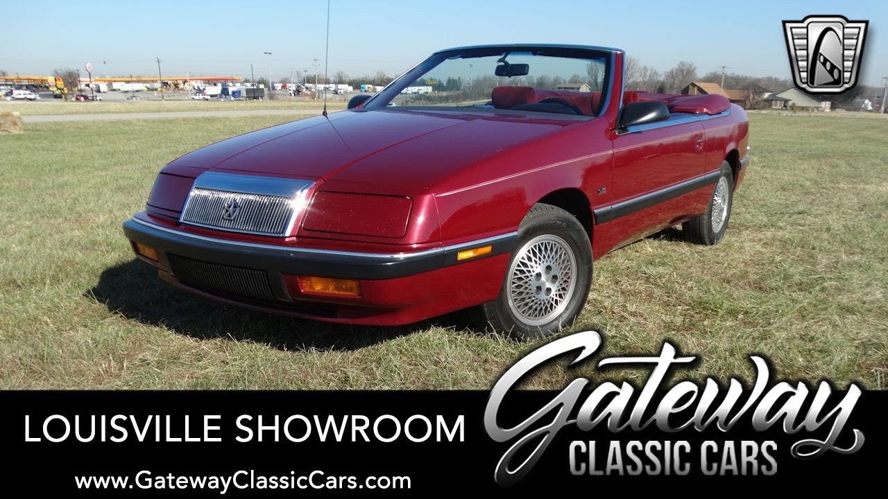 1990 Chrysler Lebaron, Gateway Classic Cars Louisville #2830 LOU