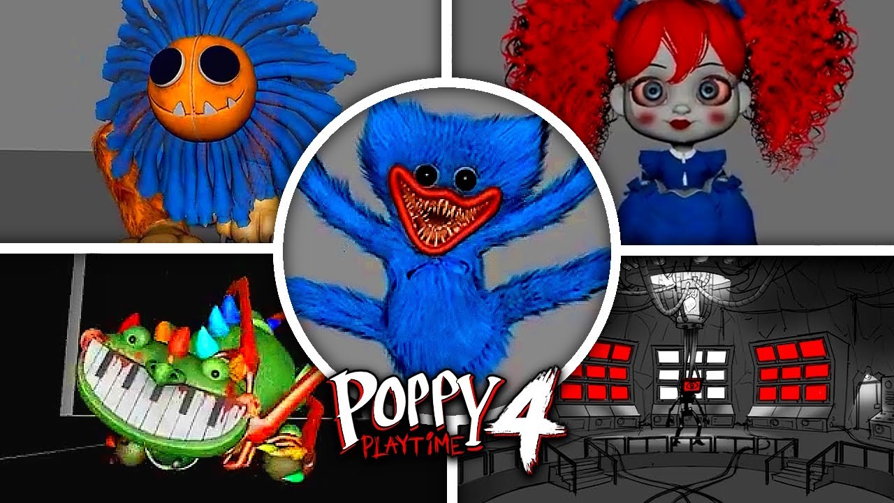 Poppy Playtime: Chapter 4 - Updated Behind the Scenes & ALL New Concepts (Showcase)