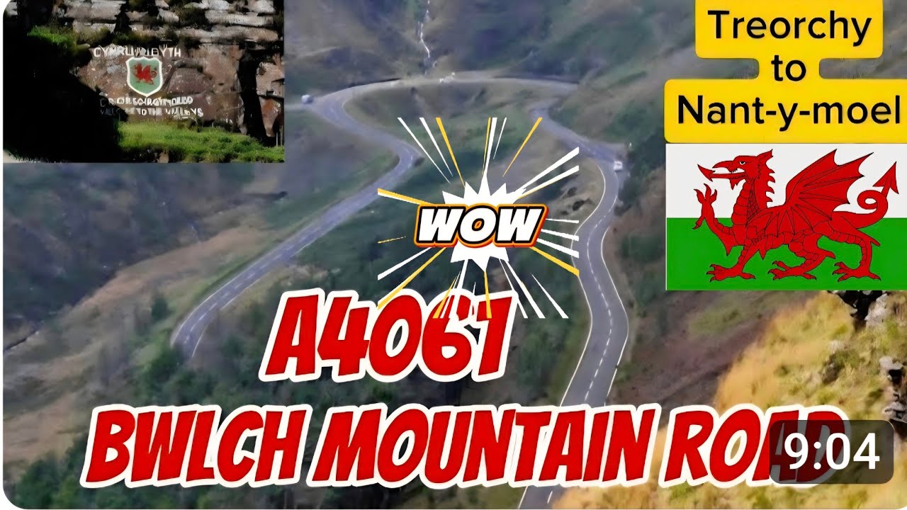 Bwlch A4061 mountain road. Amazing ride with fantastic scenary.