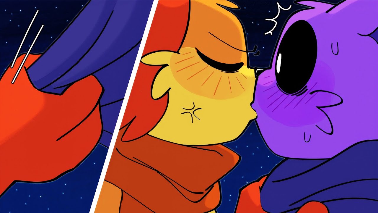Kiss Me Already 😛┃CatNap x DogDay┃Poppy Playtime Chapter 4 Comic