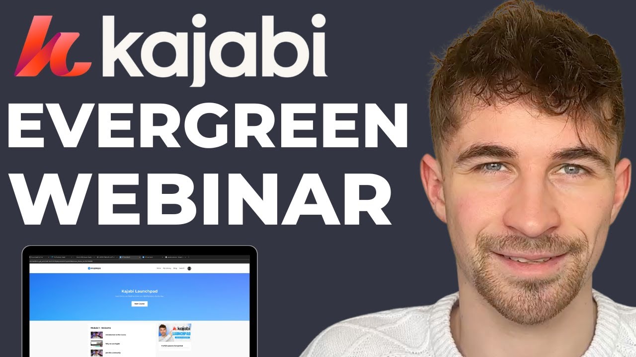 How to Create an Evergreen Webinar With Kajabi (Step-by-Step Tutorial)