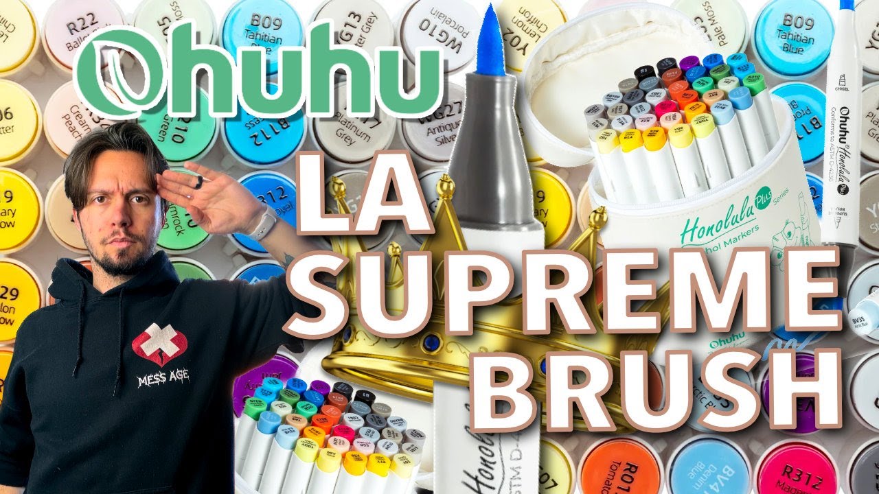 Je teste les feutres OHUHU avec la MEILLEURE pointe! : Les Honolulu Plus Series!