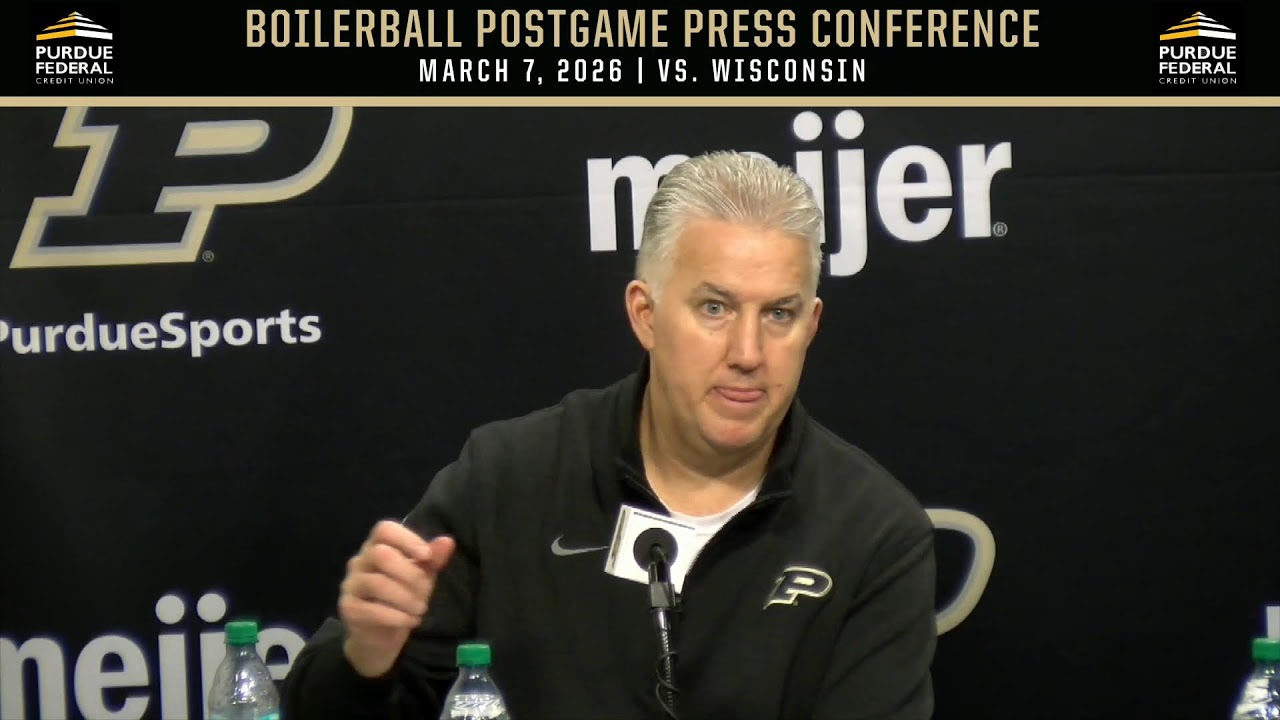 BoilerBall Postgame Press Conference | vs. Wisconsin