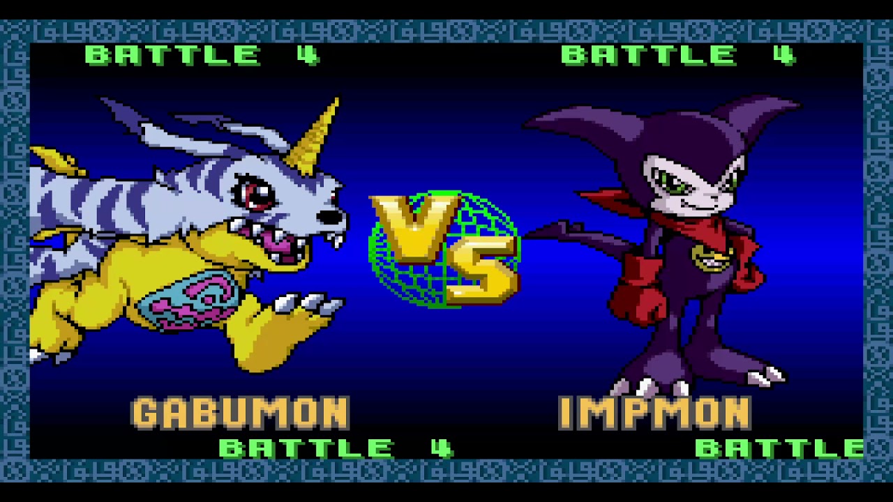 Digimon Battle Spirit 數碼暴龍大戰鬥(GBA) - 加布獸 Gabumon Gameplay