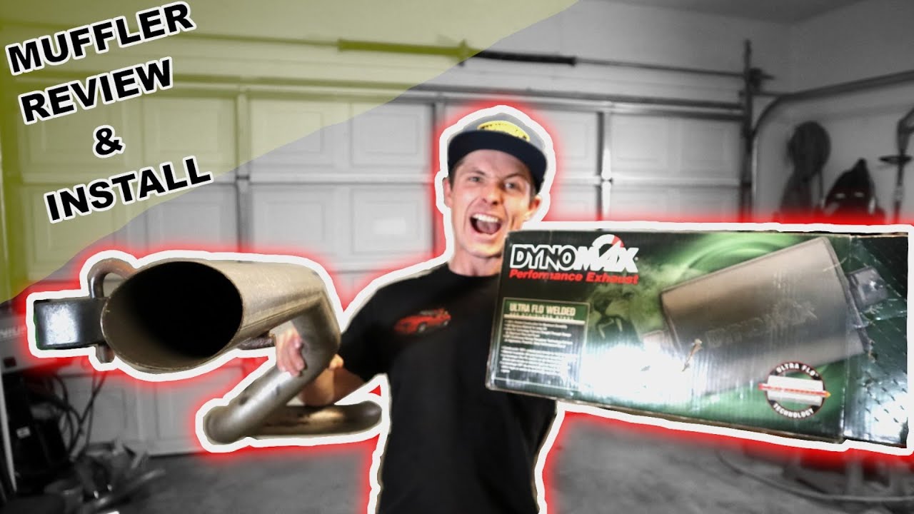The Best Muffler For a Turbo V8 car?!?! Dynomax Ultra Flo SS Install and review on Turbo Fox Body!