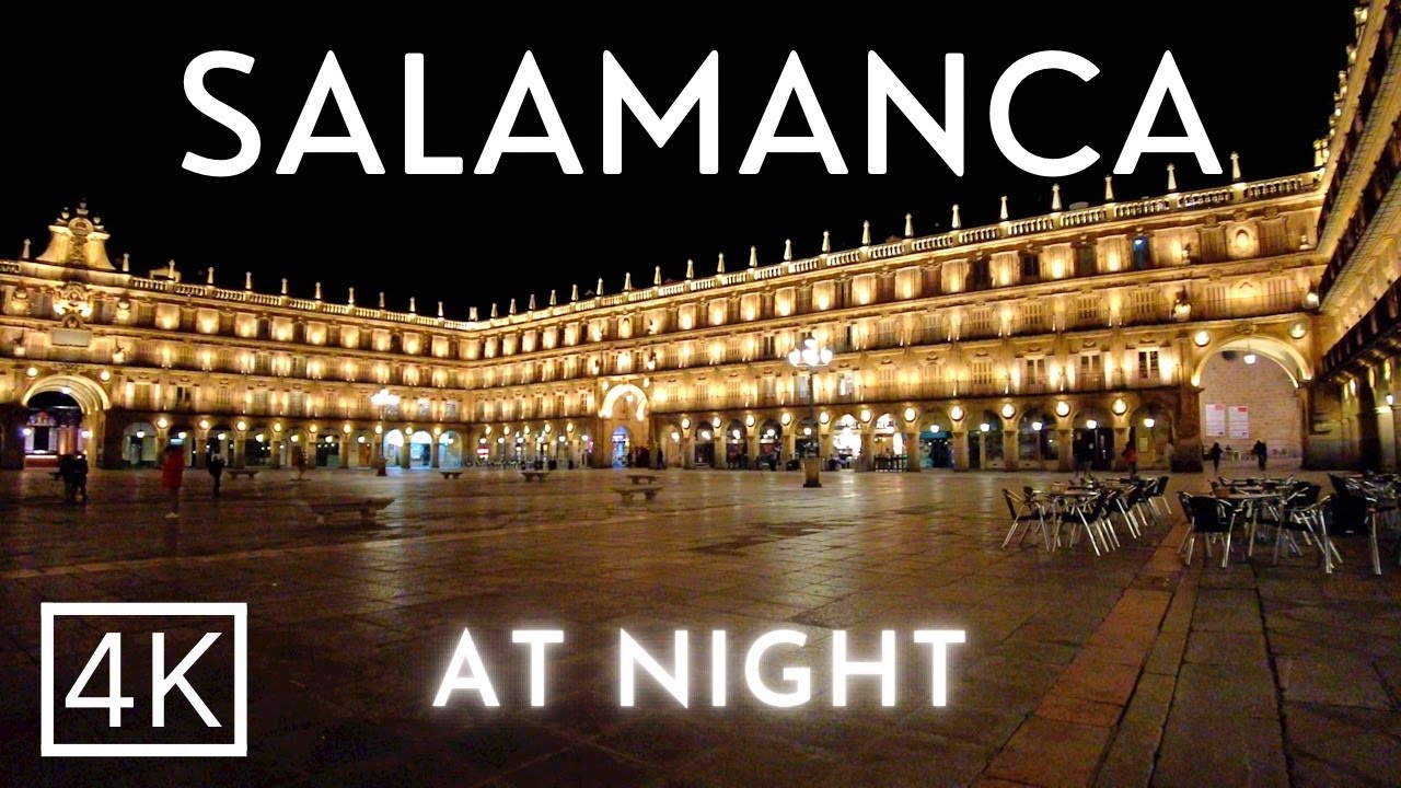 Touring the Magical Streets of Salamanca at NIGHT!