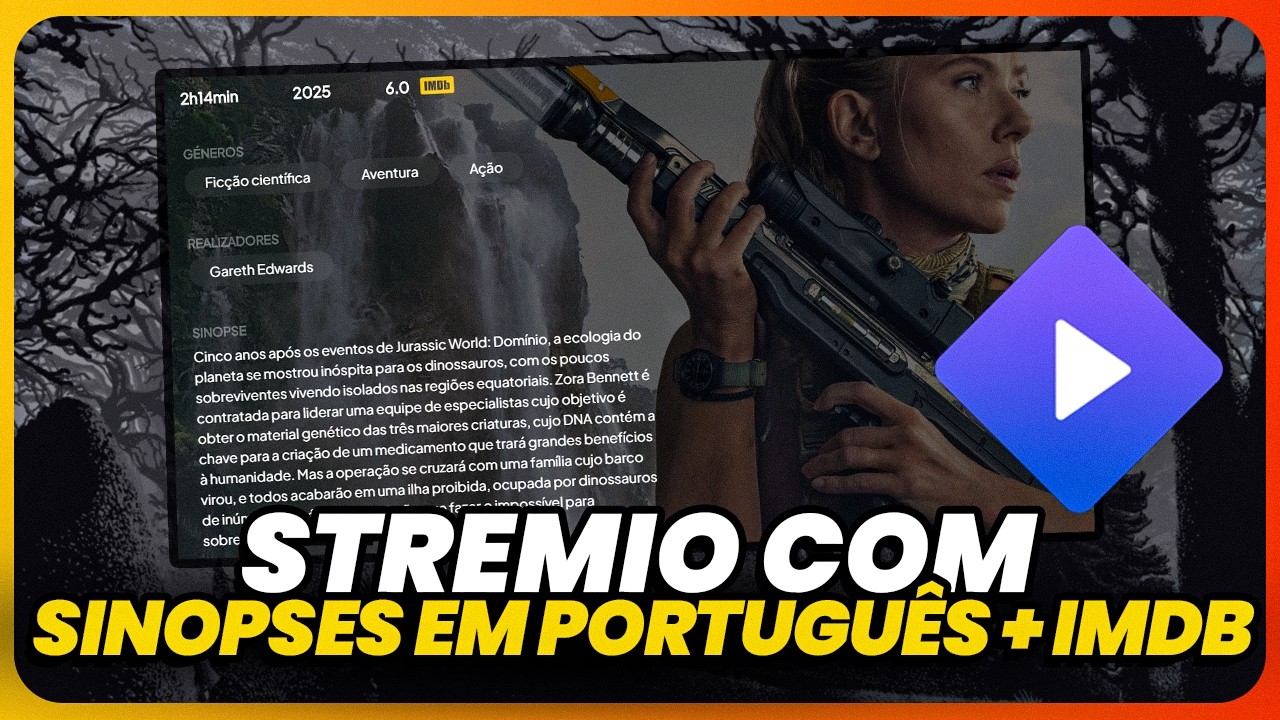 👉 Como Deixar o STREMIO em Português com Sinopses e IMDb (TMDB + Addon Manager)