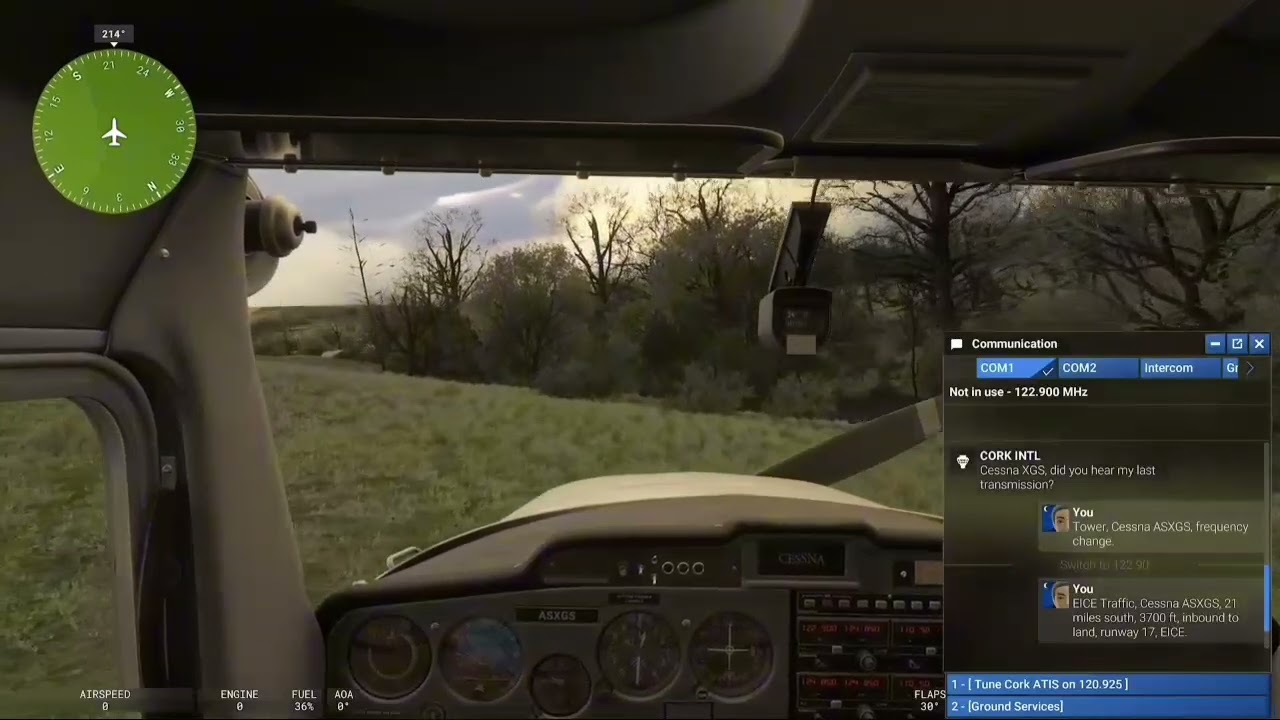 C150 emergency landing near dungarvin 