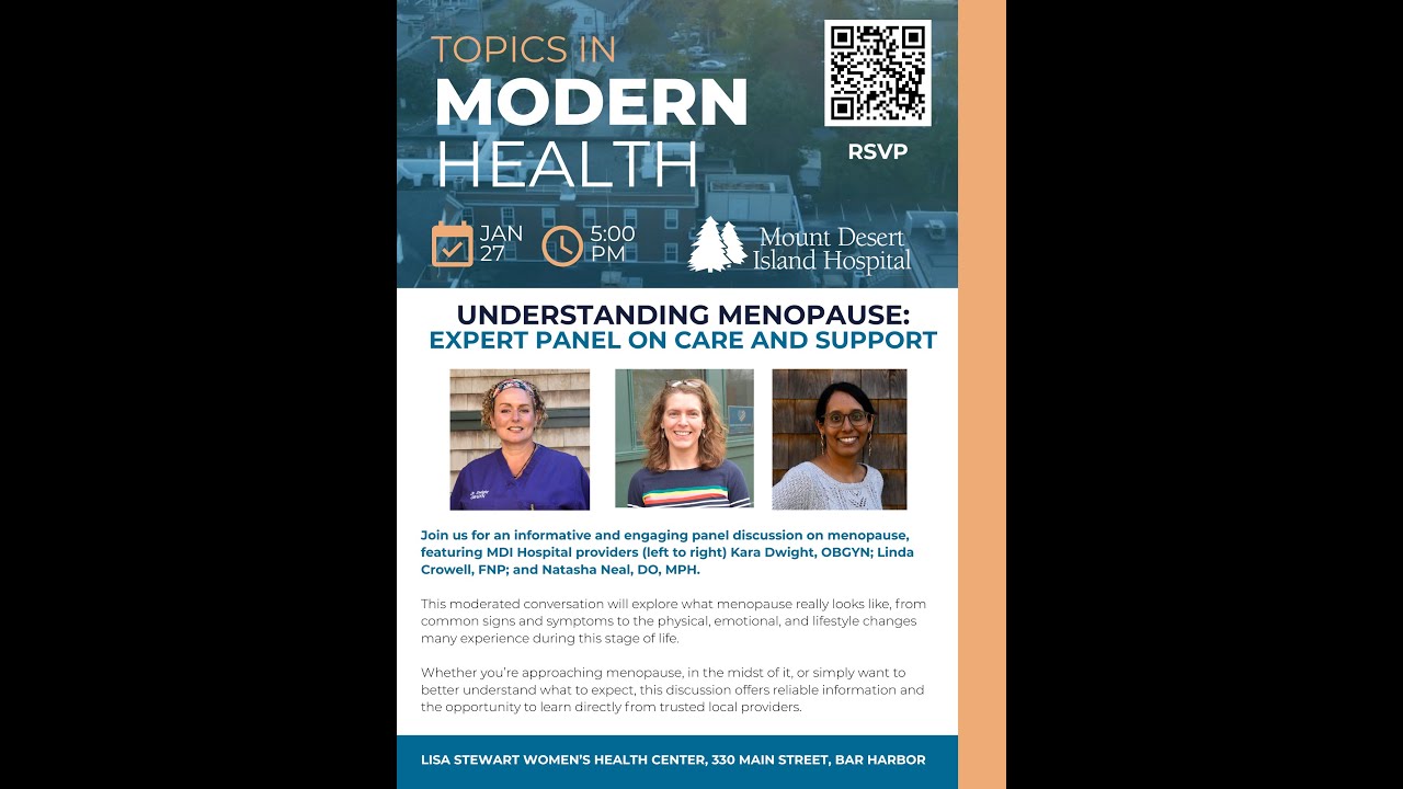 Topics in Modern Health: Understanding Menopause Panel
