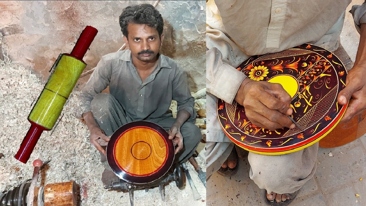 Rolling Board And Pin Made by Expert | Wooden Chakla Belan
