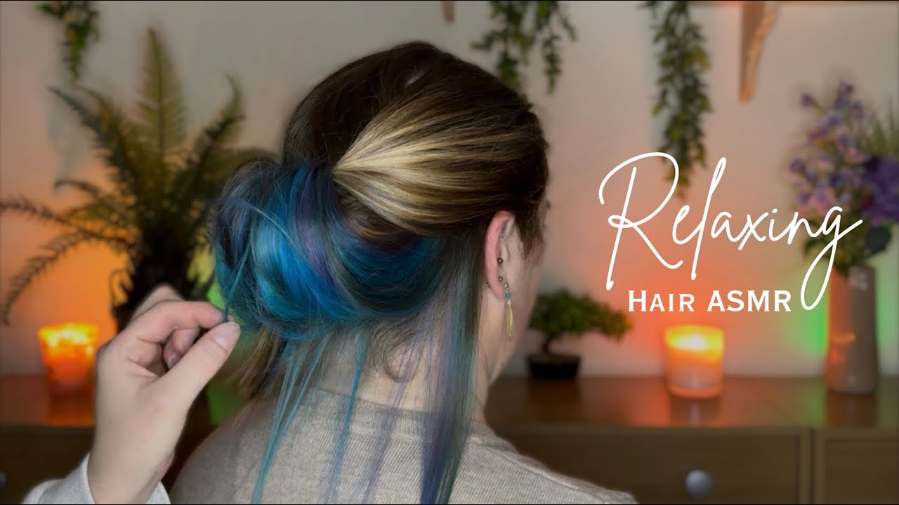 ASMR Hair Brushing, Precise Hair Pulling & Touching & Baby Hair Attention 