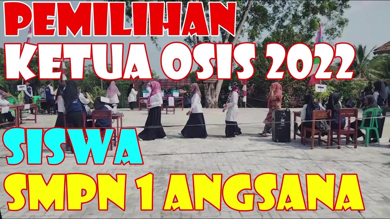 Belajar Berdemokrasi: Acara Pemilihan Ketua Osis Tahun 2022 Siswa SMPN 1 Angsana