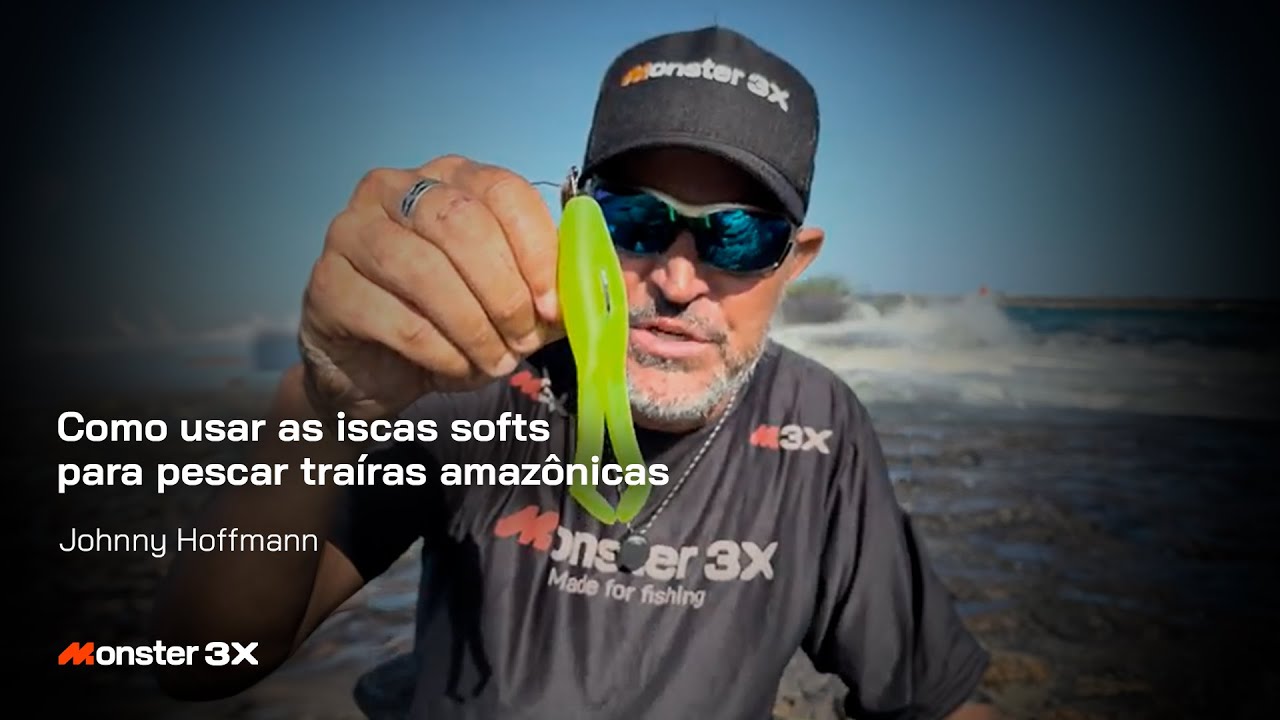 Como usar as iscas softs para pescar traíras amazônicas -  Monster 3X
