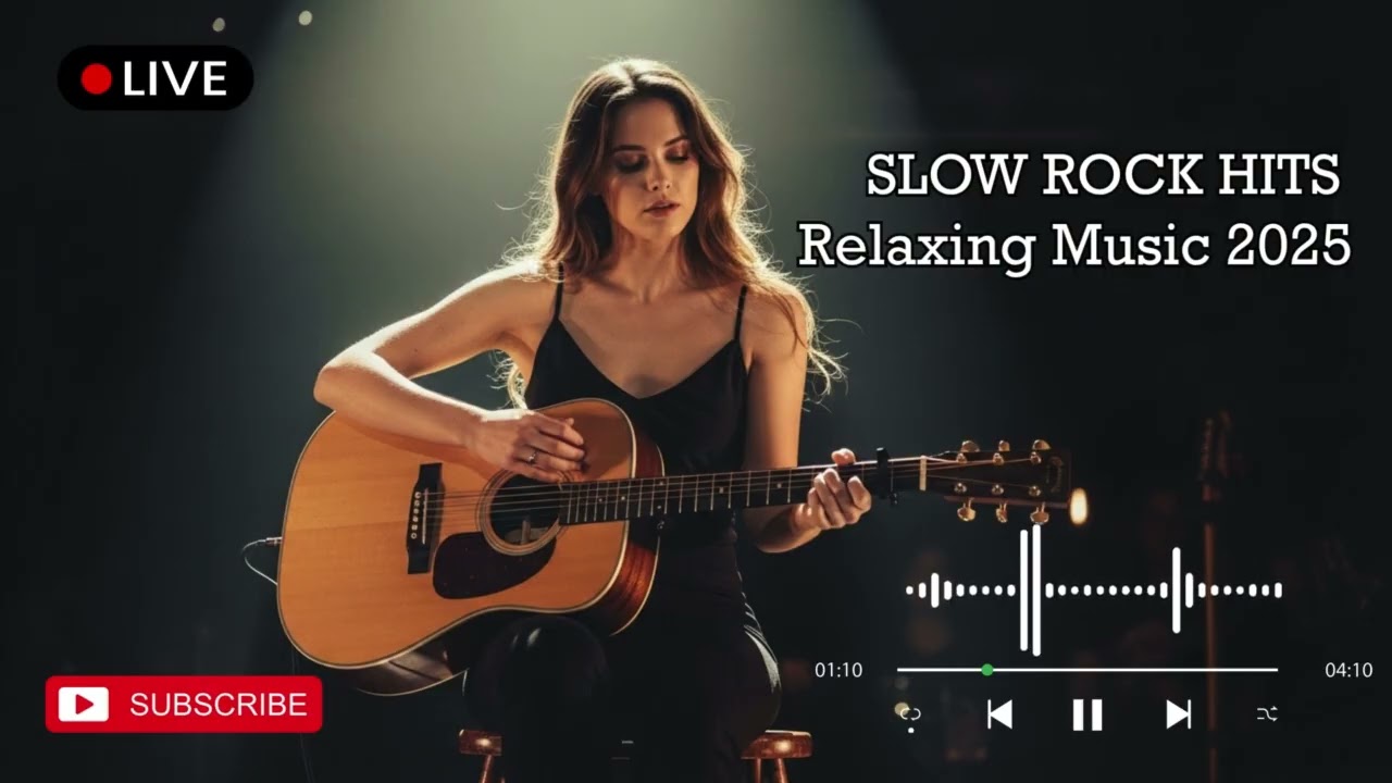Golden Hour Slow Rock Love Songs 2025 | Relaxing Melodies to Heal the Heart