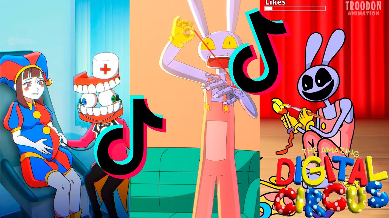 The Amazing Digital Circus, FNAF and Poppy Playtime (ART, ANIMATION, COSPLAY) TikTok Compilation #2