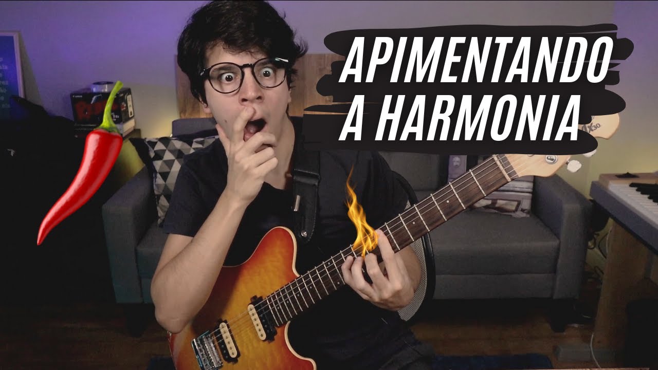 Como Substituir Acordes Na Guitarra | Rearmonização na guitarra! O ACORDE HÍBRIDO 🌶  #rearmonização
