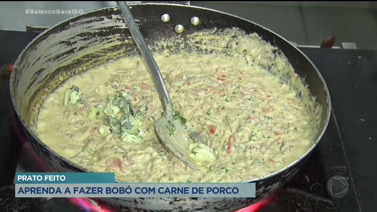 PRATO FEITO: APRENDA A FAZER BOBÓ COM CARNE DE PORCO