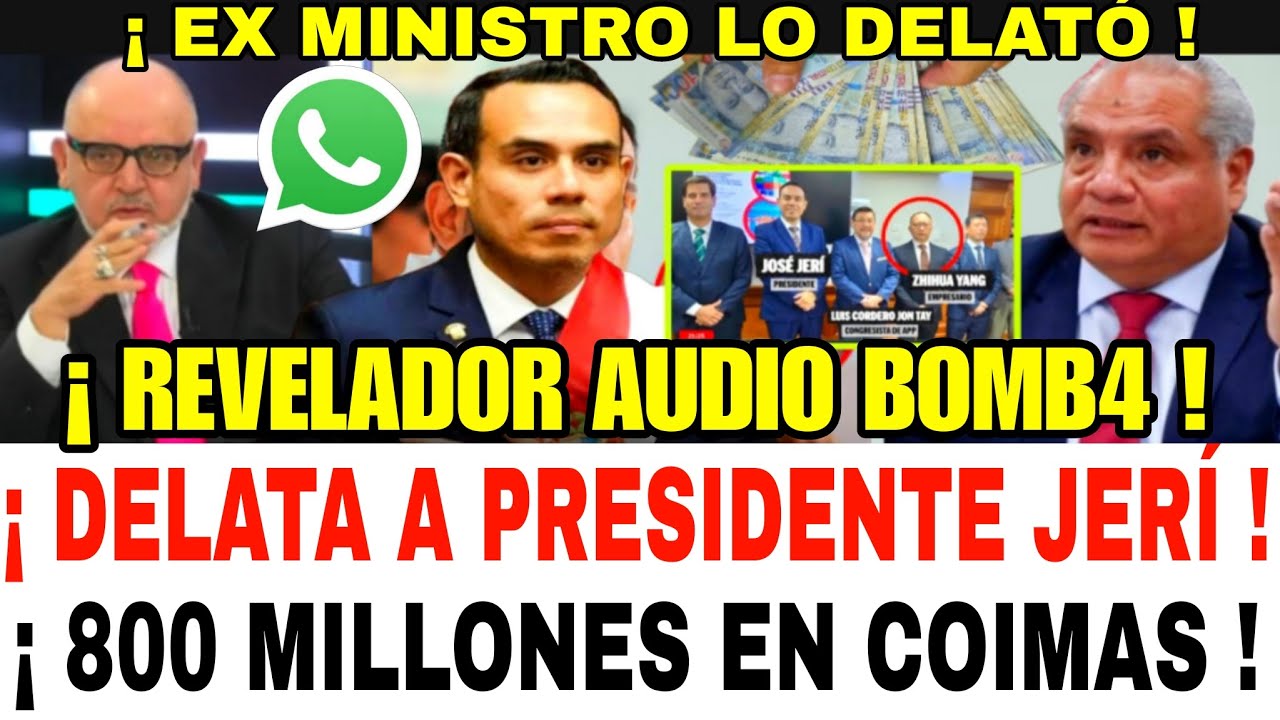 BETO FILTRA NUEVOS AUDIOS QUE DELATAN LO CORRVPCIÓN DEL PDTE JOSE JERÍ / EX MINISTRO LO CUENTA TODO