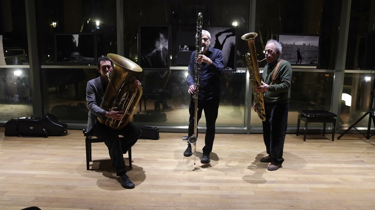 Gilles Monfort Tuba, Ugo Boscain contrabass-Clarinet, Jouk Minor Sarrusophone. PART I/II