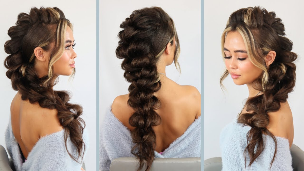 Edgy Hairstyle Using Elastics (SUPER SIMPLE)