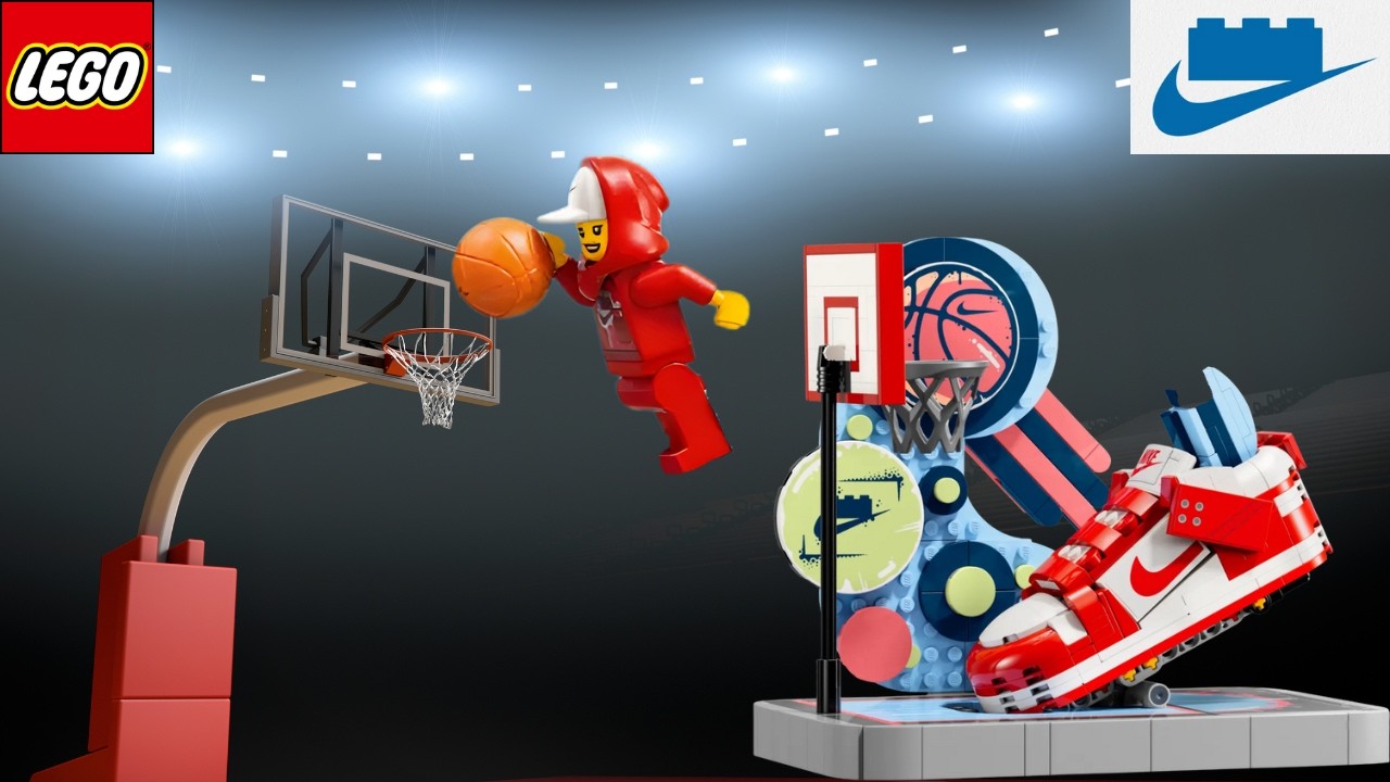 LEGO Nike Dunk Trickshot #43021 | Bonus ZED Review
