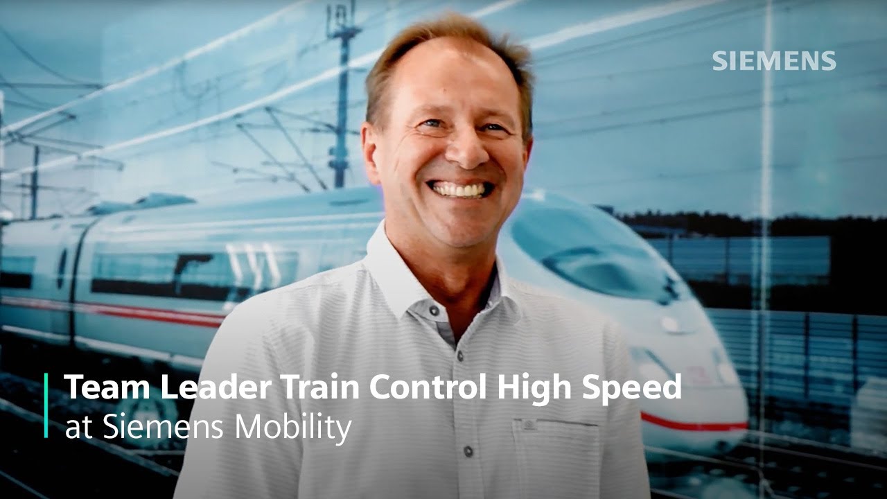 What&rsquo;s it like being a team lead in high-speed train control? | Train controller at Siemens Mobility