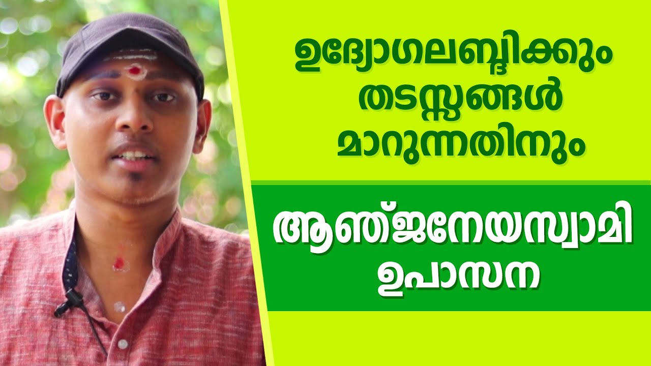 ഉദ്യോഗം ലഭിക്കാനും തടസങ്ങൾ മാറാനും ആഞ്ജനേയസ്വാമി ഉപാസന | Amal Sanathanam | Astrological Life