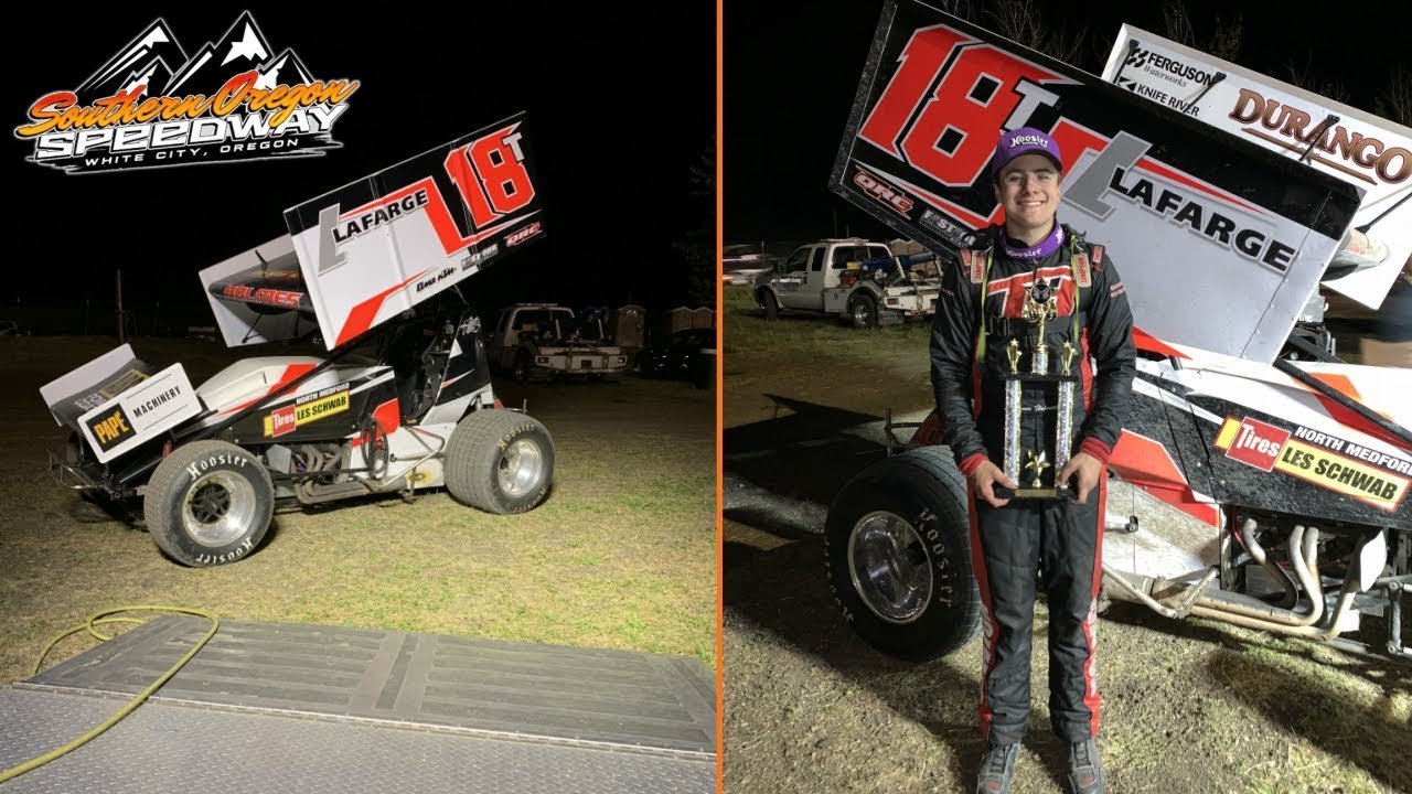 Our First Sprint Car Win of the Season!