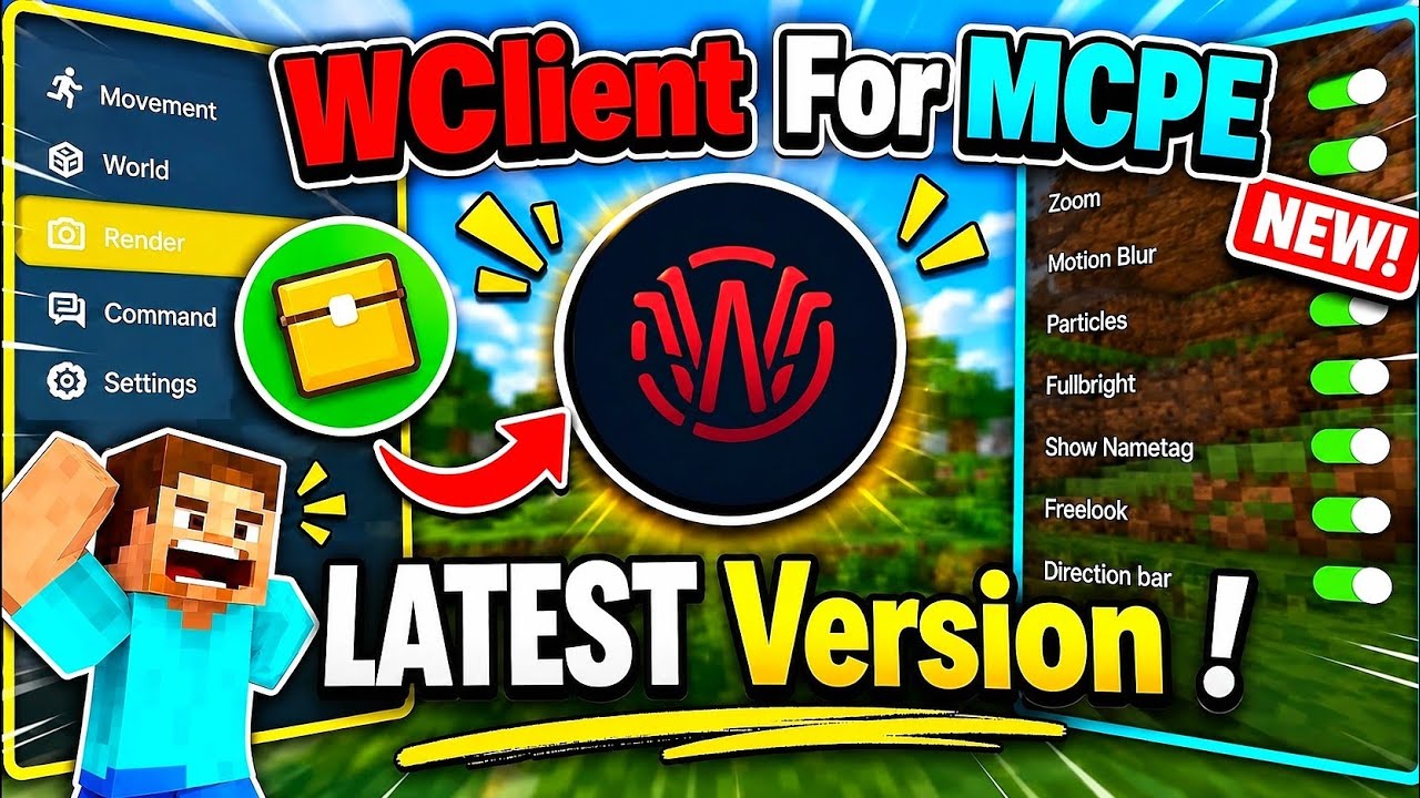 😱 WCLIENT for Minecraft PE 🔥 ( LATEST VERSION ) 💎 | Toolbox Minecraft, Latest toolbox, toolbox 26.23