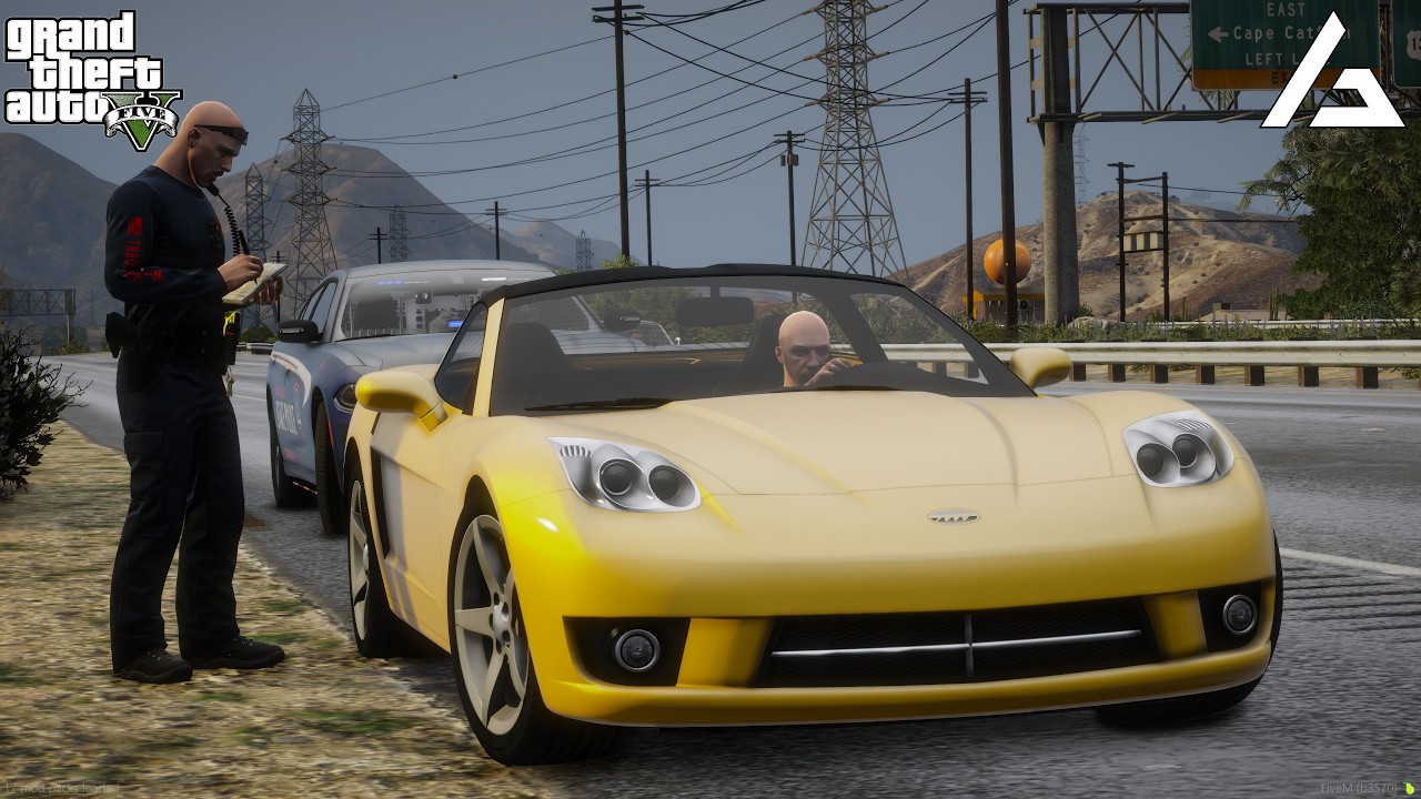 GTA V RP ARP 3 - Caught Being a Menace on The Road