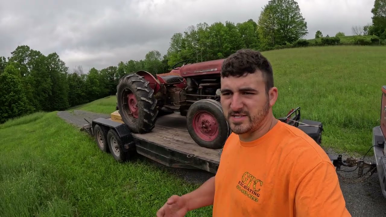 Brush hogging with the Massey Ferguson 35