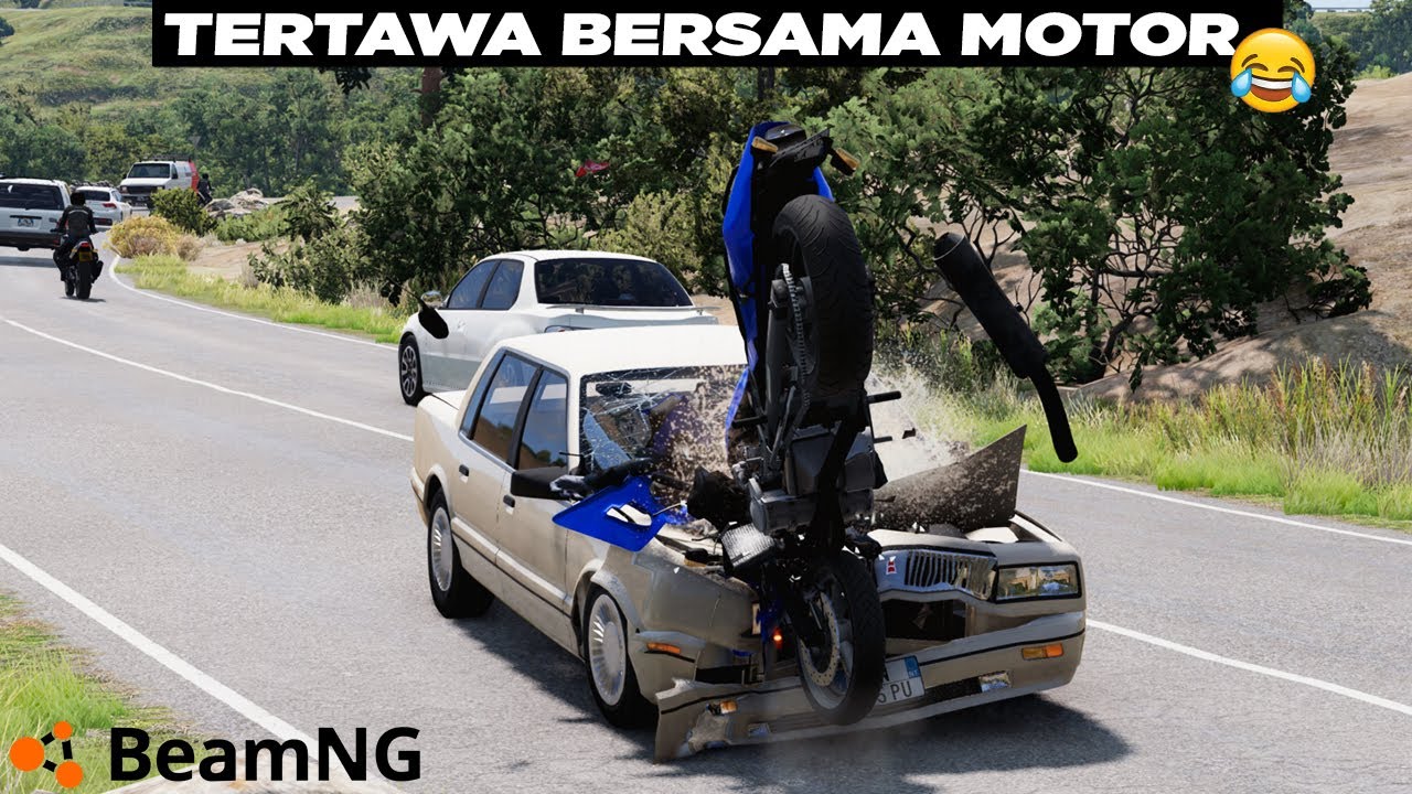 Apakah Anda Tidak Bisa Ngendarain Motor? Sama!!! 😂😂 BeamNG Drive Gameplay Indonesia