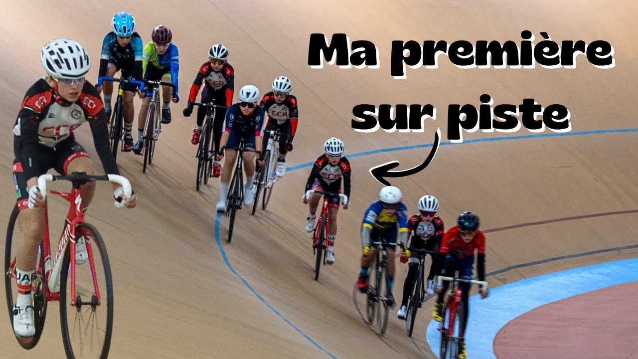50 km/h sur un vélo sans frein😱 Ma première course en U15.