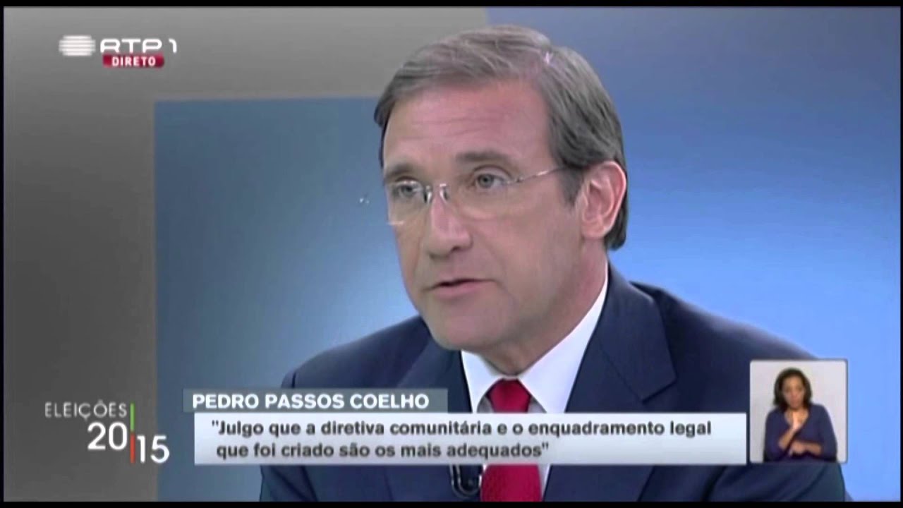 Pedro Passos Coelho em Entrevista à RTP