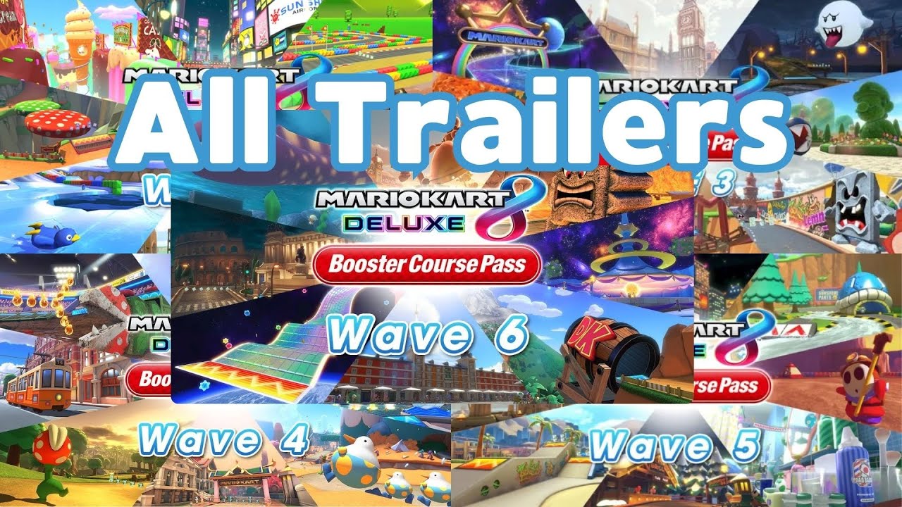 Mario Kart 8 Deluxe - Booster Course Pass All Trailers