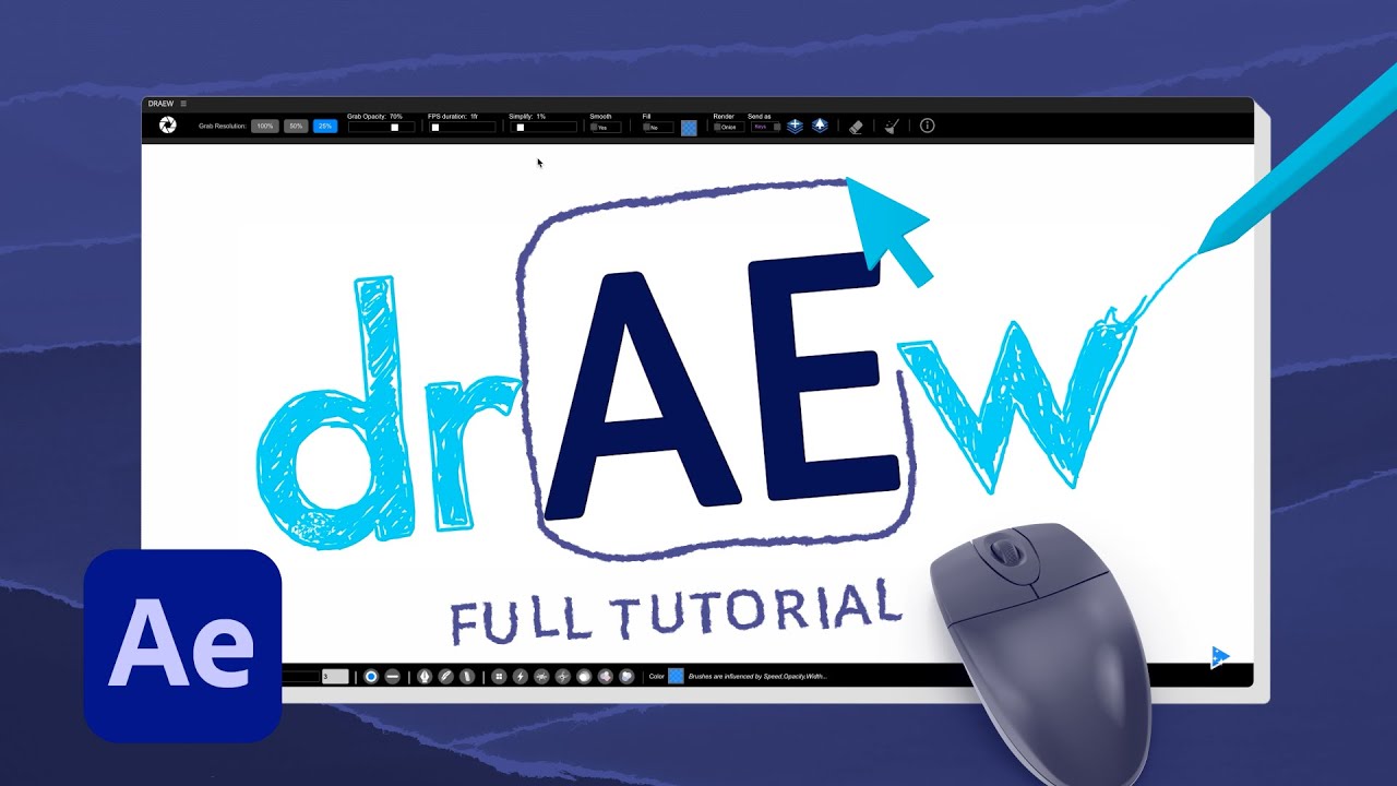You Can Draw in After Effects Now?! drAEw Changed After Effects Forever