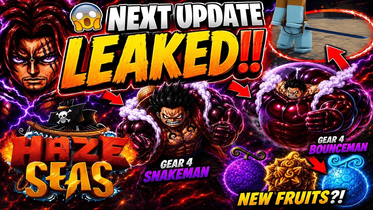 Haze Seas Update | Gear 4th & Gear 5th Rework & More! | Roblox One Piece