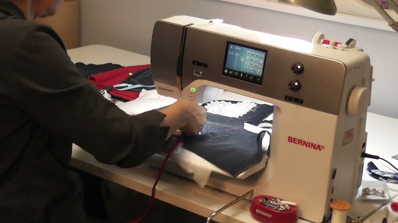 Corded surface stitch. Bernina Club May 2025