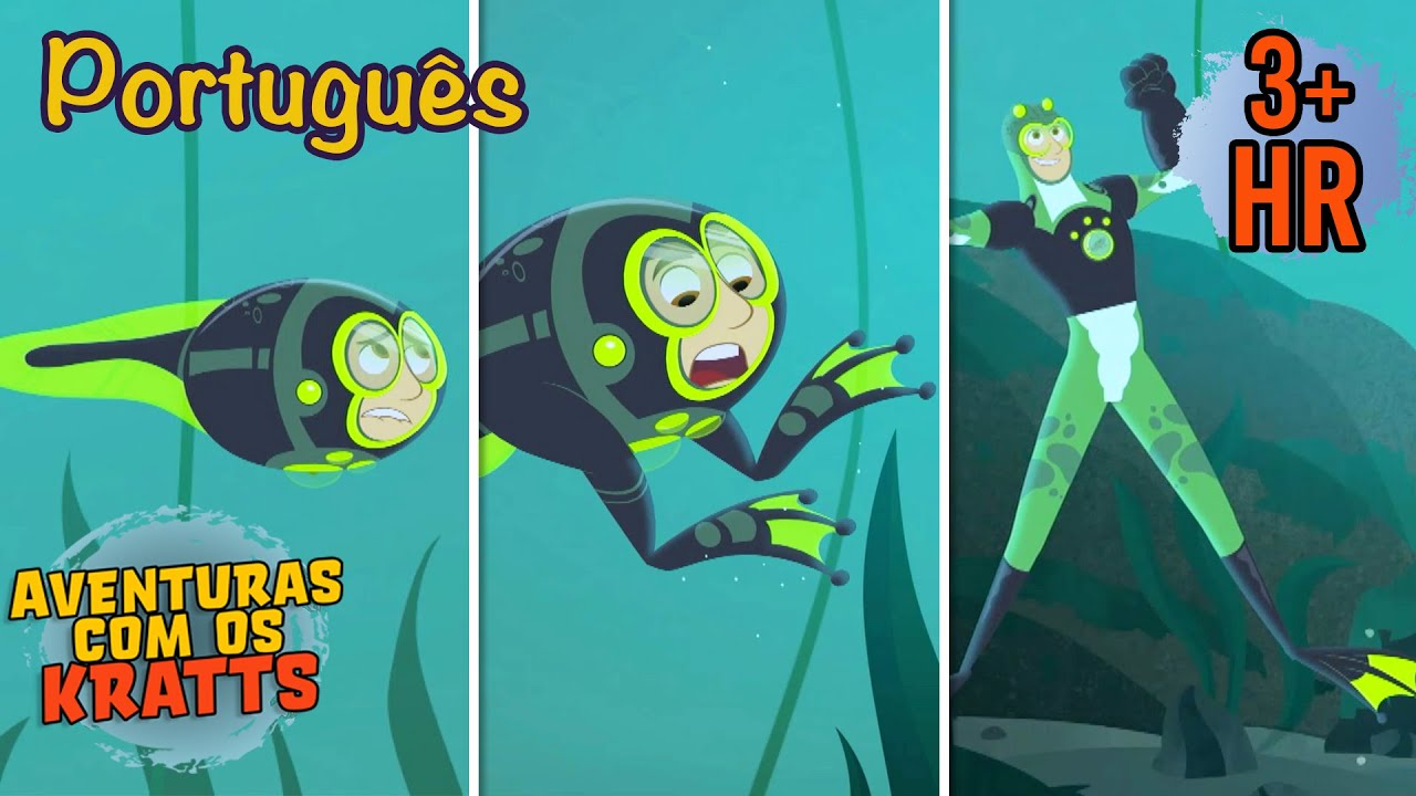 Transformações de Sapo [episódios completos] Aventuras com os Kratts