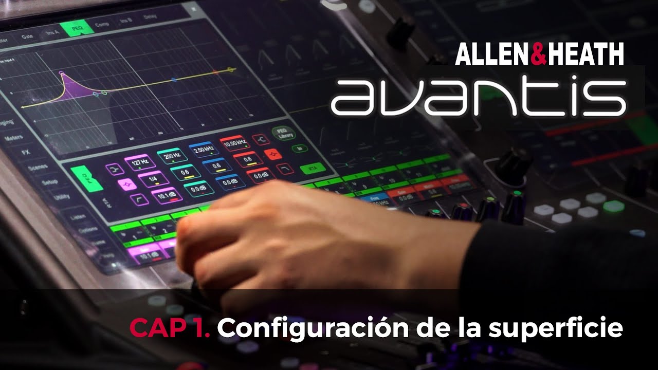 Allen & Heath Avantis | Configuración de la superficie