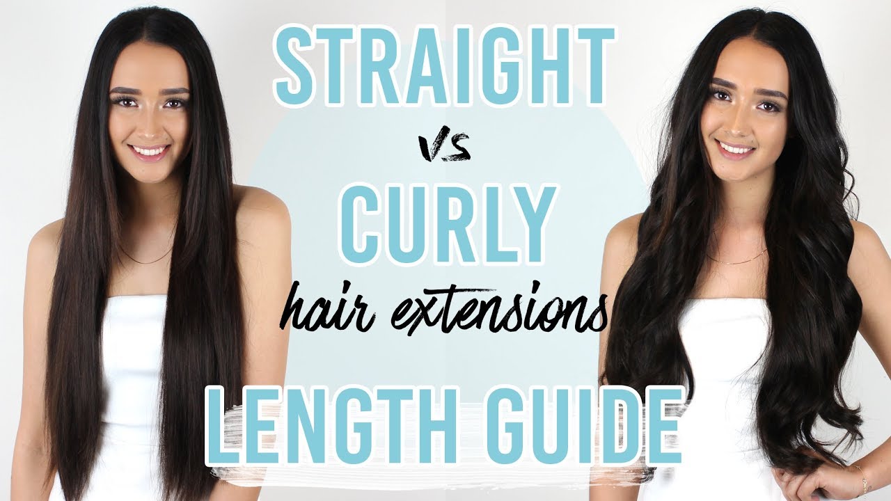 Hair Extensions Straight vs Curly Length Guide | ZALA Hair Extensions
