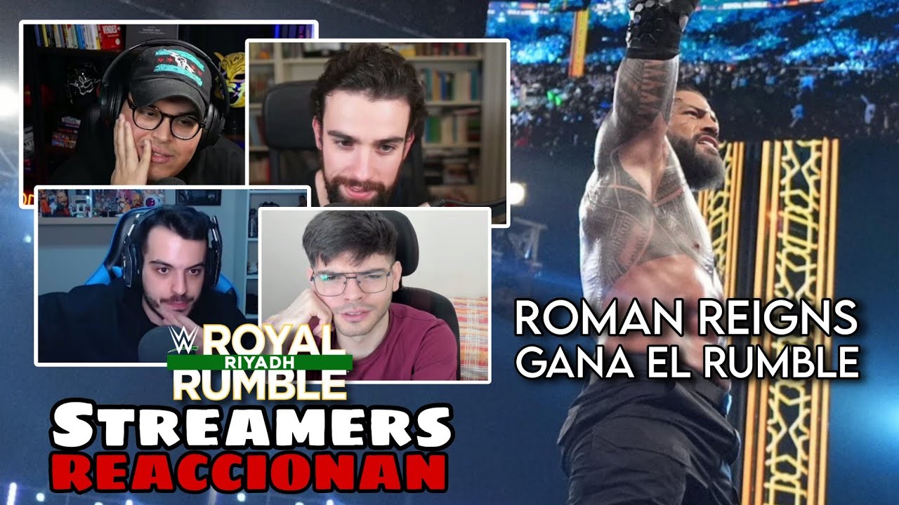Roman Reigns GANA el Royal Rumble 2026 | REACCIONES de Streamers