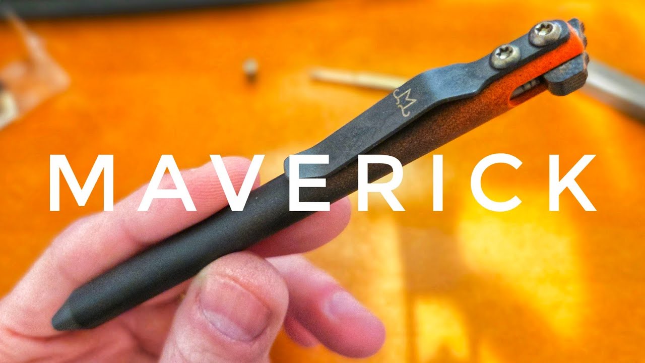 Как заменить стержень в ручке Maverick Customs Knives FU.
