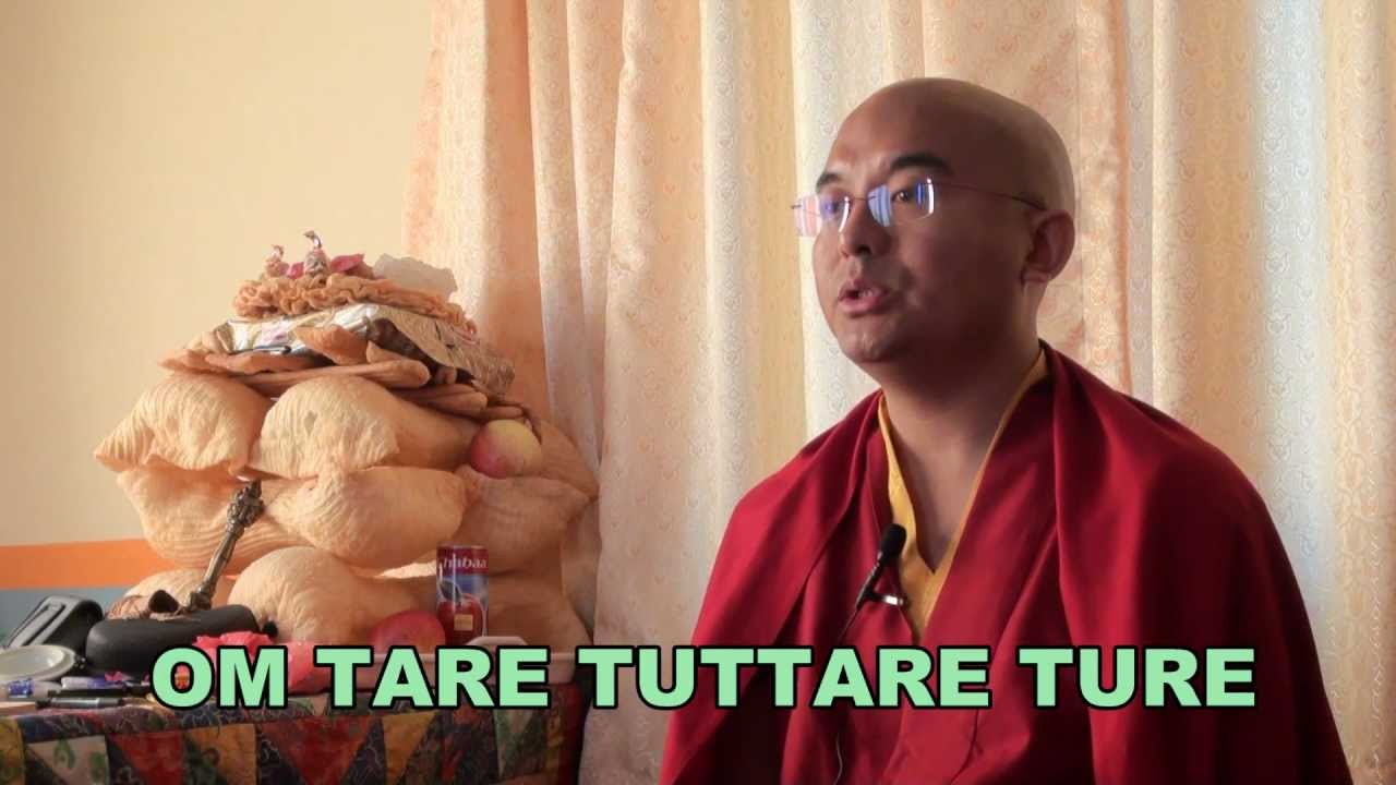 詠給明就仁切親誦白度母心咒 Ven. Yongey Mingyur Rinpoche chanting White Tara Mantra