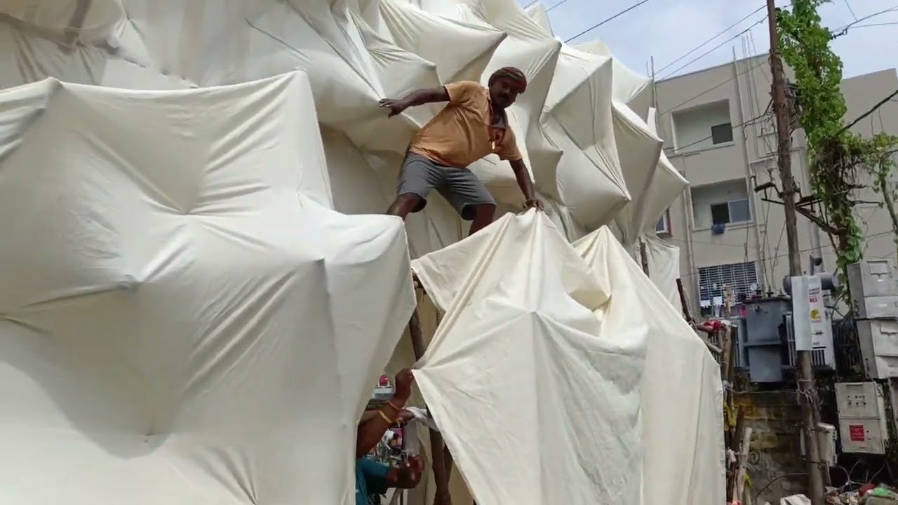 পাহাড়ের প্যান্ডেল কিভাবে বানানো হয় ভিডিও দেখিন SK event decoration video #video