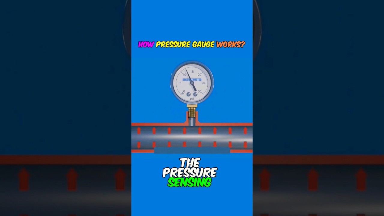 How pressure gauge works shown & working principles 