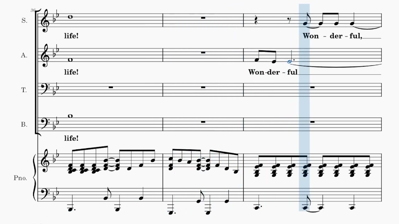 Wonderful Words of Life / SATB / Choral Guide / Words by Philip P. Bliss; Music by Greg Gilpin