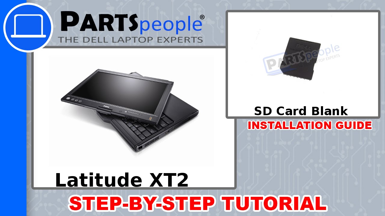 Dell Latitude XT2 SD Card Blank How-To Video Tutorial